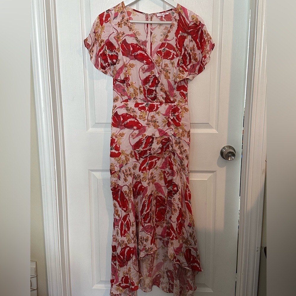 Parker Vivi Midi Dress from Rent the Runway Sz 4 EUC - Picture 2 of 8
